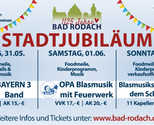 Stadtjubiläum (c)Stadt Bad Rodach