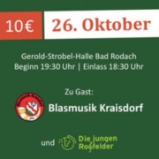 Herbstkonzert der Roßfelder Musikanten